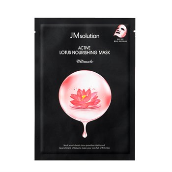 Питательная тканевая маска с экстрактом лотоса JMsolution Active Lotus Nourishing Mask Ultimate - фото 4599