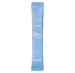 Миниатюра шампунь для объема волос с пробиотиками Masil 5 Probiotics perfect volume shampoo, 8 мл - фото 5618