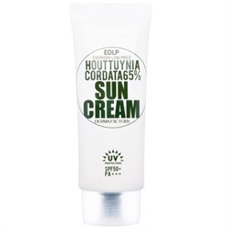 Крем солнцезащитный  для чувствительной кожи лица с экстрактом хауттюйнии  SPF 50 Derma Factory - фото 6407