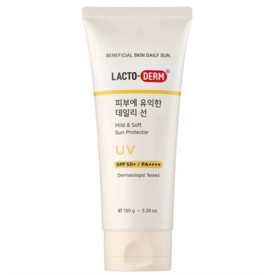 Солнцезащитный крем для чувствительной кожи лица с пробиотиками 150 мл Lactoderm - фото 7455
