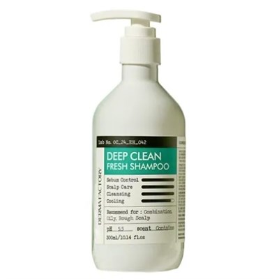 Шампунь для жирной кожи головы Deep clean Derma Factory 318646 - фото 8575