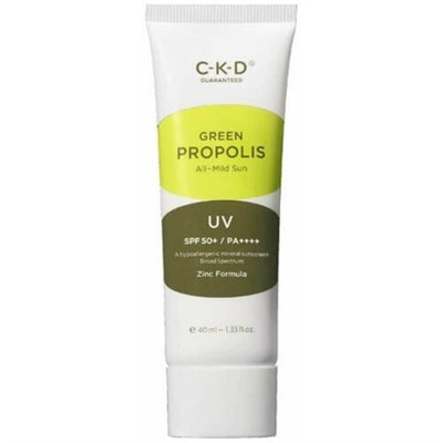 Крем солнцезащитный легкий c зеленым прополисом CKD SPF50+ 777014 - фото 8830